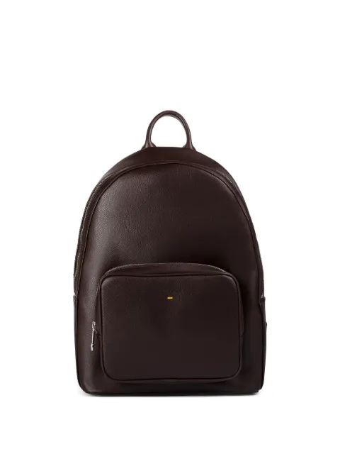 Doucal's leather zipped backpack