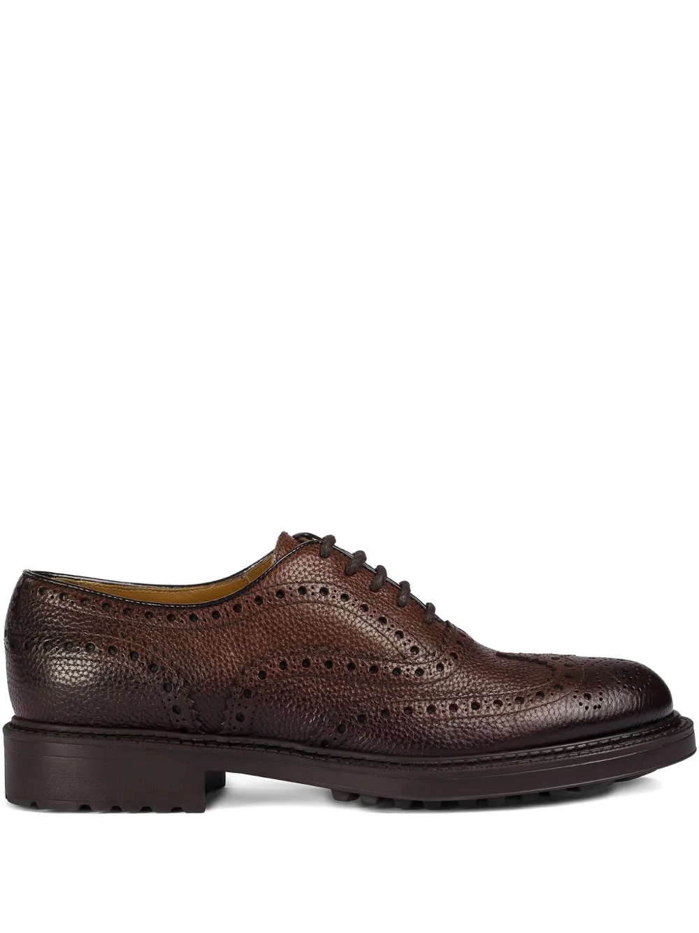 Doucal's Leren Oxford schoenen Bruin