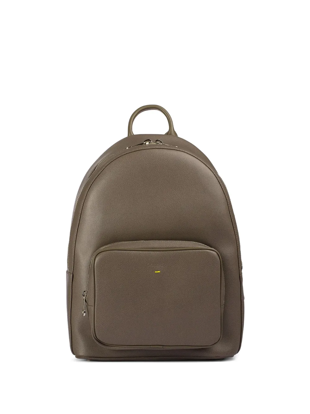 Doucal's leather zipped backpack | Brown | Image 1