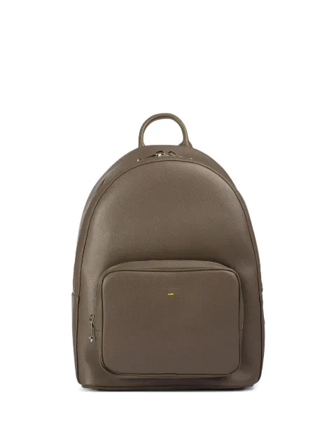 Doucal's leather zipped backpack