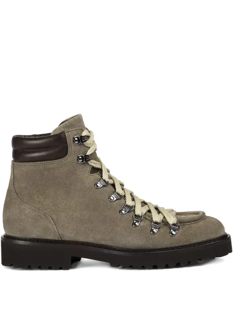 Doucal's lace-up suede hiking boots