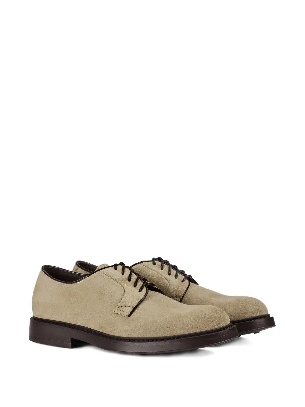 Doucal's Suède derby schoenen Beige