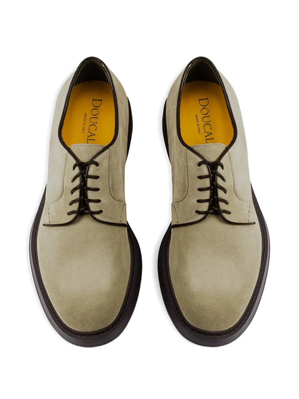 Doucal's Suède derby schoenen Beige