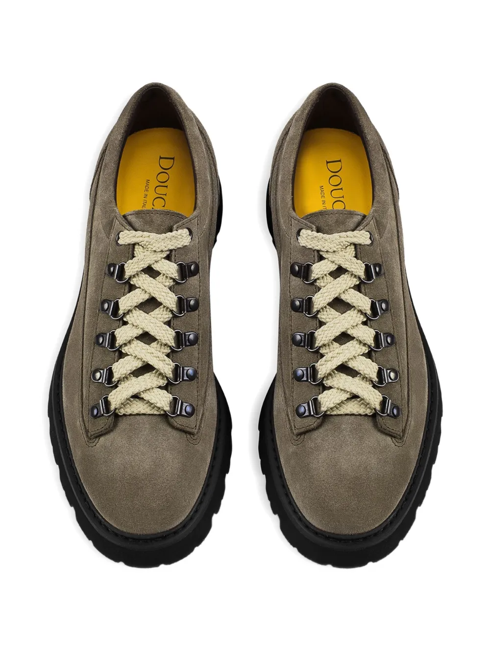 Doucal's Suède veterschoenen Grijs