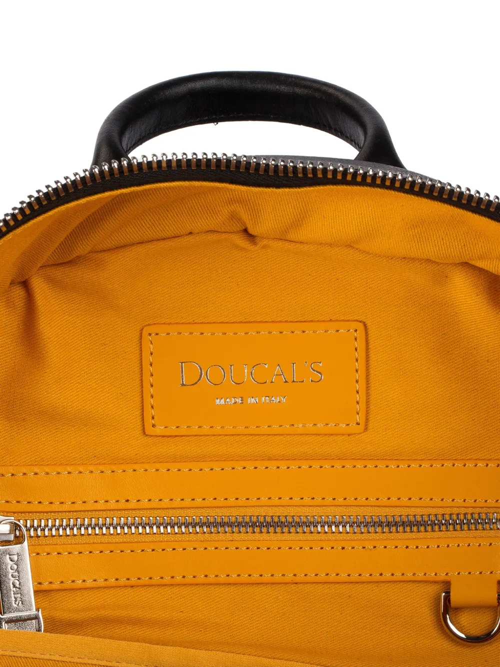 Doucal's Leren rugzak Zwart