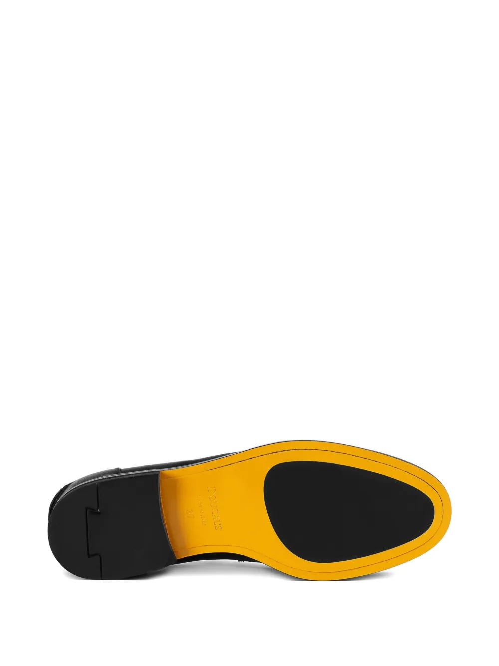 Doucal's Two-tone Leather Loafers In Black