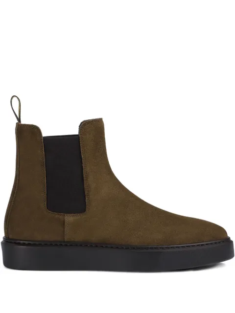 Doucal's Havana suede Chelsea boots