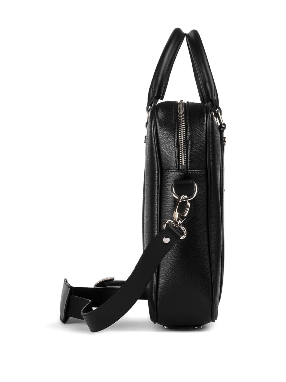 Doucal's Palmellato leren aktetas Zwart