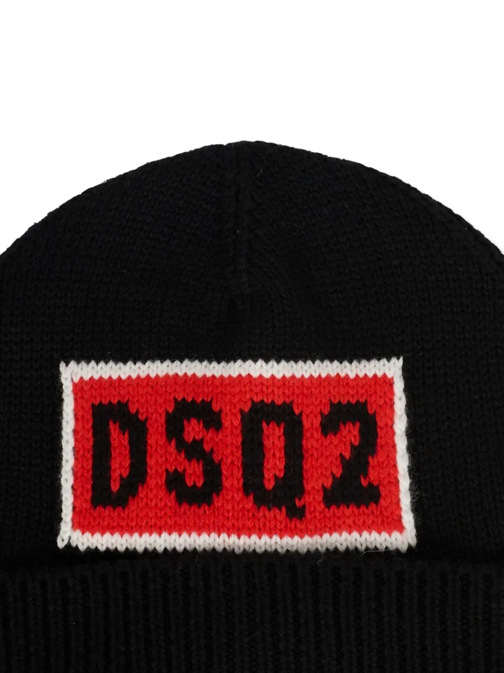 Dsquared2 Logo Beanie In Black