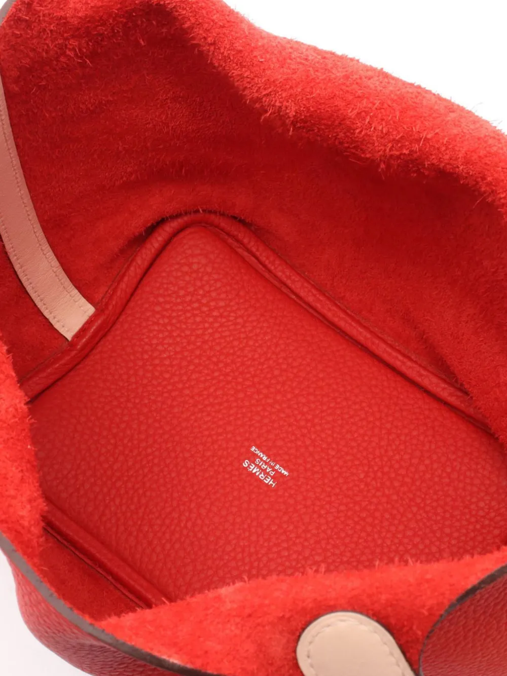 Pre-owned Hermes 2016 Bicolor Clemence And Swift Picotin Lock 18 Handbag In Pink