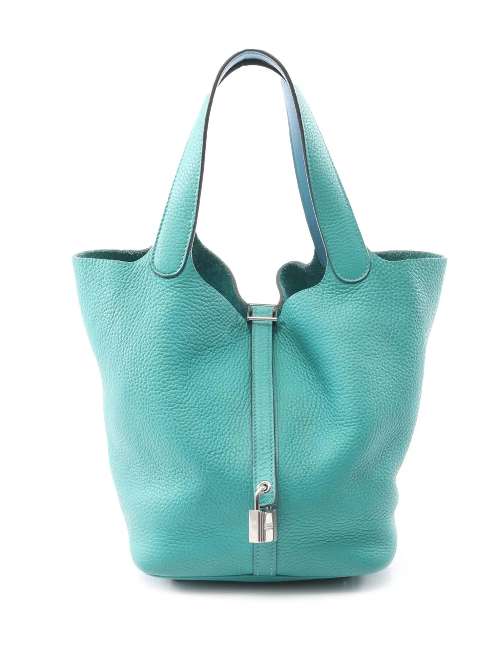 Hermès Pre-Owned 2019 クレマンス ピコタン ロック エクラ 22 ハンドバッグ - ブルー Hermès Pre-Owned 2019 クレマンス ピコタン ロック エクラ 22 ハンドバッグ - ブルー