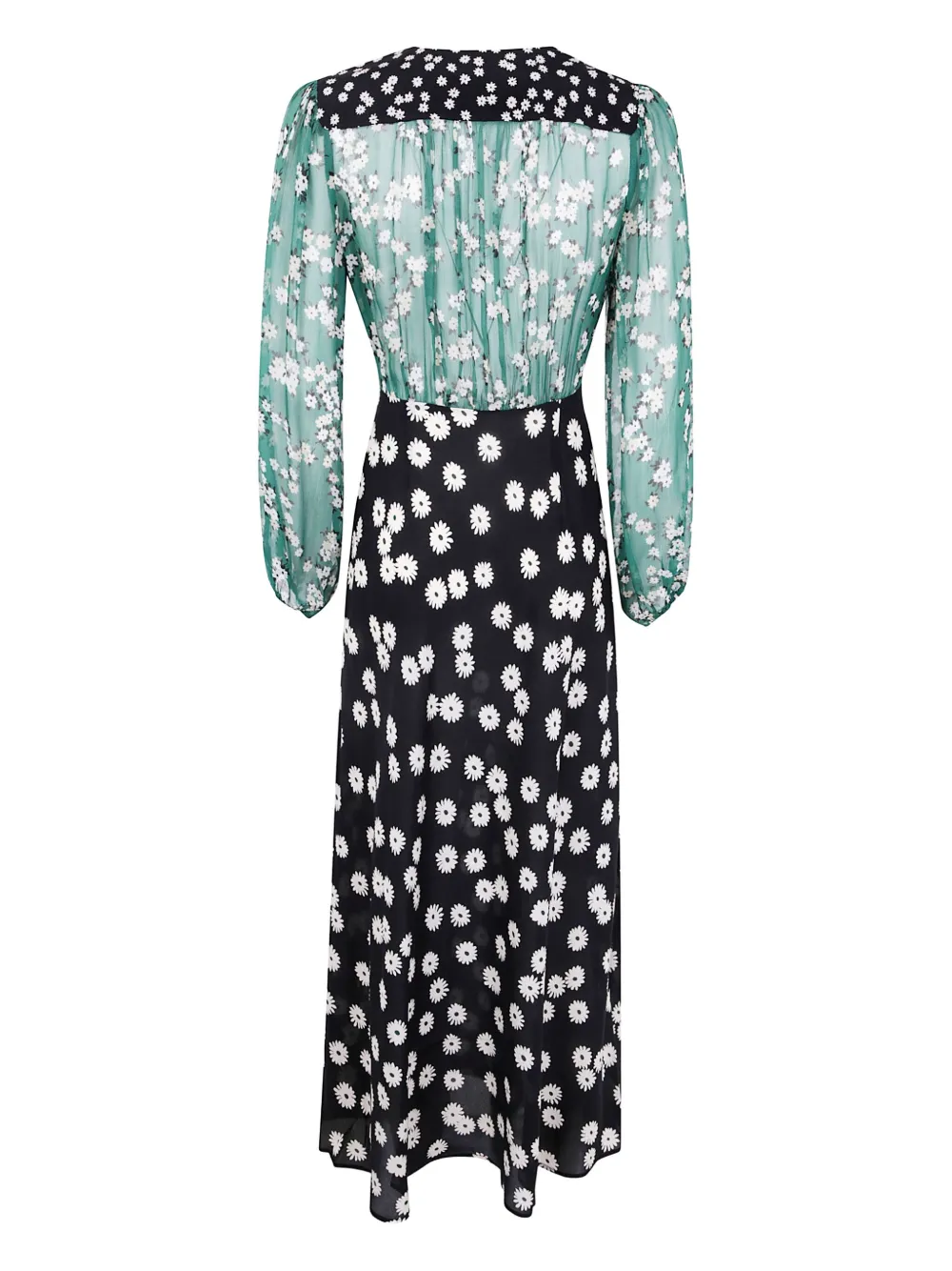 Rixo floral-print dress - Zwart