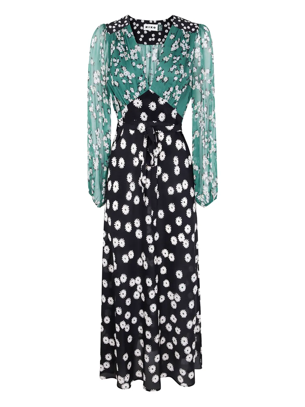 Rixo floral-print dress | Black | Image 1