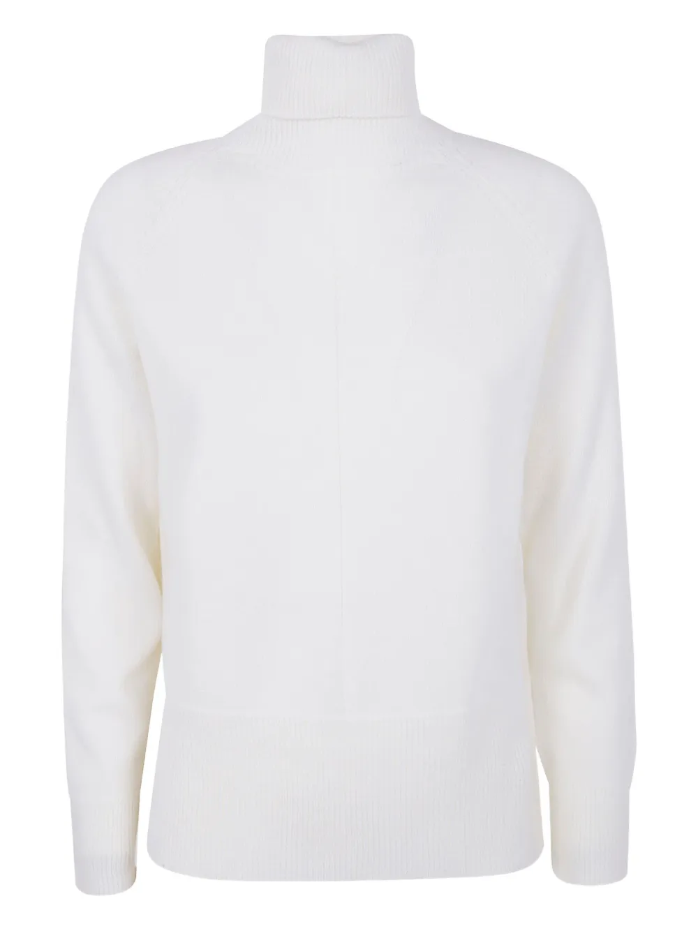 Anne Claire Wool High-neck Sweater In White