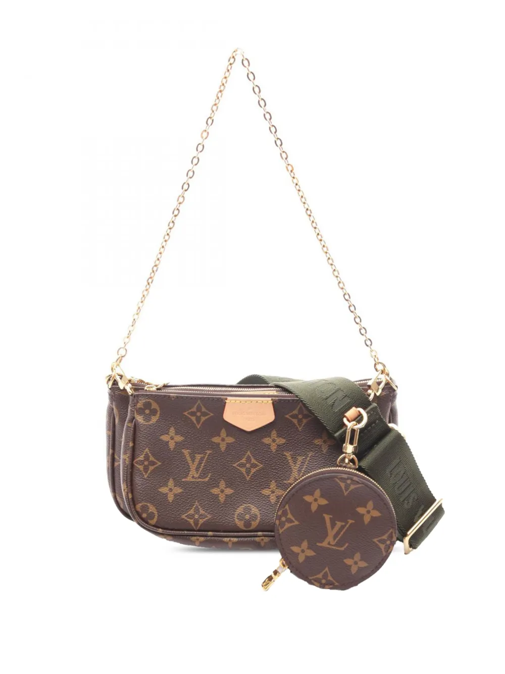 Louis Vuitton Pre-Owned 2021-2025 モノグラム ミュルティ ポシェット アクセソワール サッチェルバッグ - Louis Vuitton Pre-Owned 2021-2025 モノグラム ミュルティ ポシェット アクセソワール サッチェルバッグ -