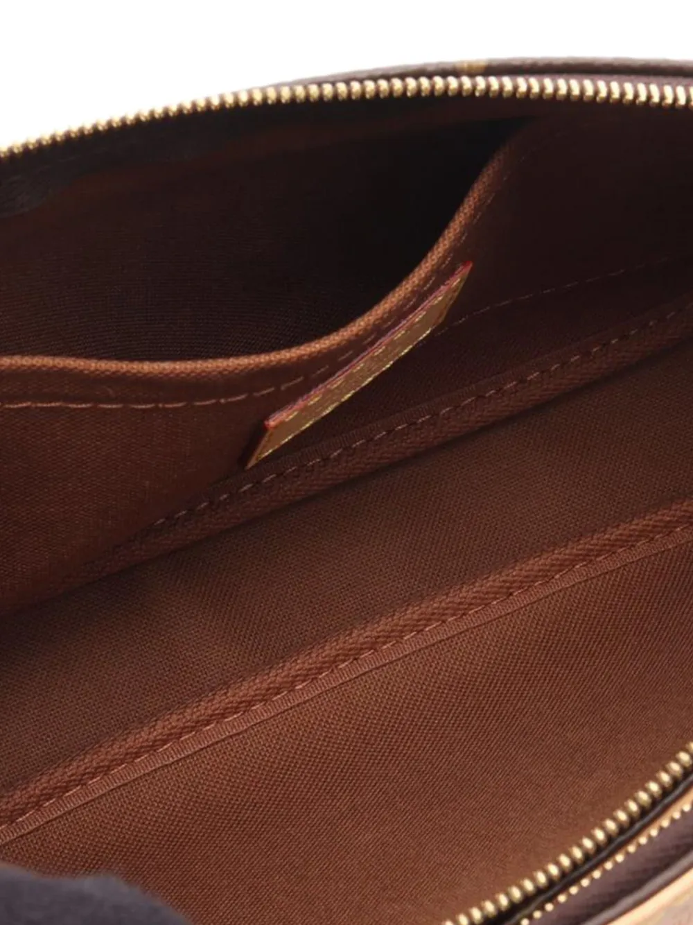 Pre-owned Louis Vuitton 2021-2025 Monogram Multi Pochette Accessoires Satchel In Brown