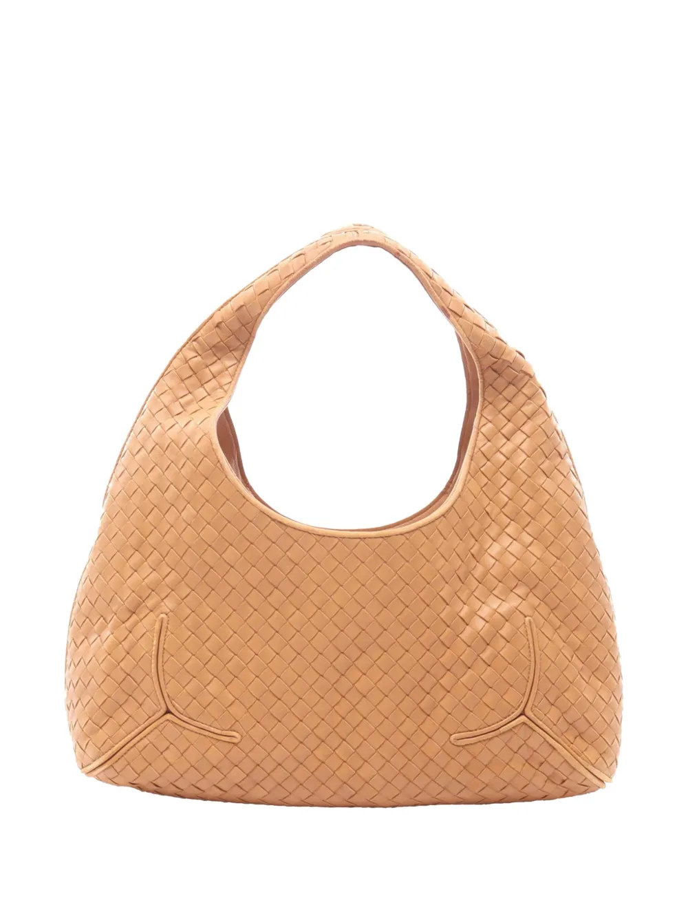 Bottega Veneta Pre-Owned 2000-2010 ナッパ イントレチャート ボール ホーボーバッグ - ブラウン Bottega Veneta Pre-Owned 2000-2010 ナッパ イントレチャート ボール ホーボーバッグ - ブラウン
