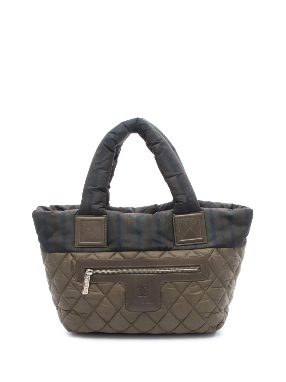 CHANEL Pre-Owned 2013-2014 Small Quilted Nylon Coco Cocoon tote bag - CHANEL Pre-Owned 2013-2014 Small Quilted Nylon Coco Cocoon tote bag -