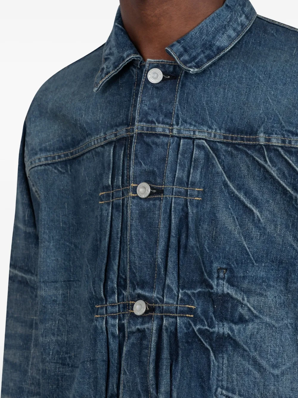 Human Made Denim cargo jack Blauw