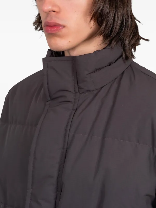 Sacai フーデッド パデッドジャケット | グレー | FARFETCH JP
