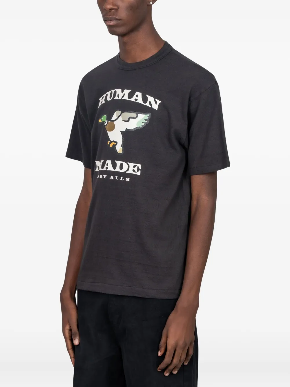 Human Made T-shirt met grafische print - Zwart