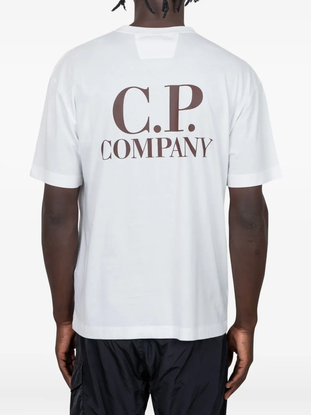 C.P. Company T-shirt met logodetail Wit