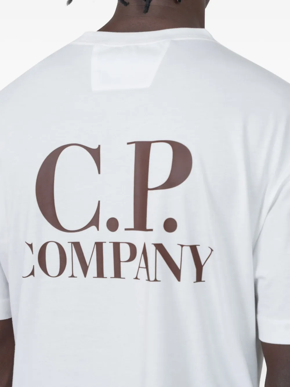 C.P. Company T-shirt met logodetail Wit