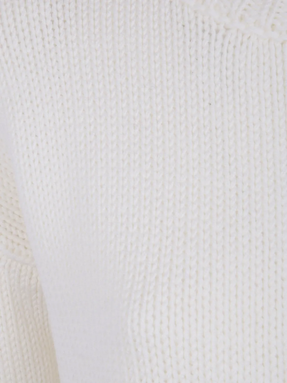 Base Extrafine Merino Wool Boatneck In White