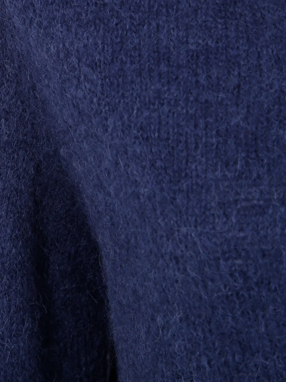 Base Alpaca Blend Cardigan In Blue