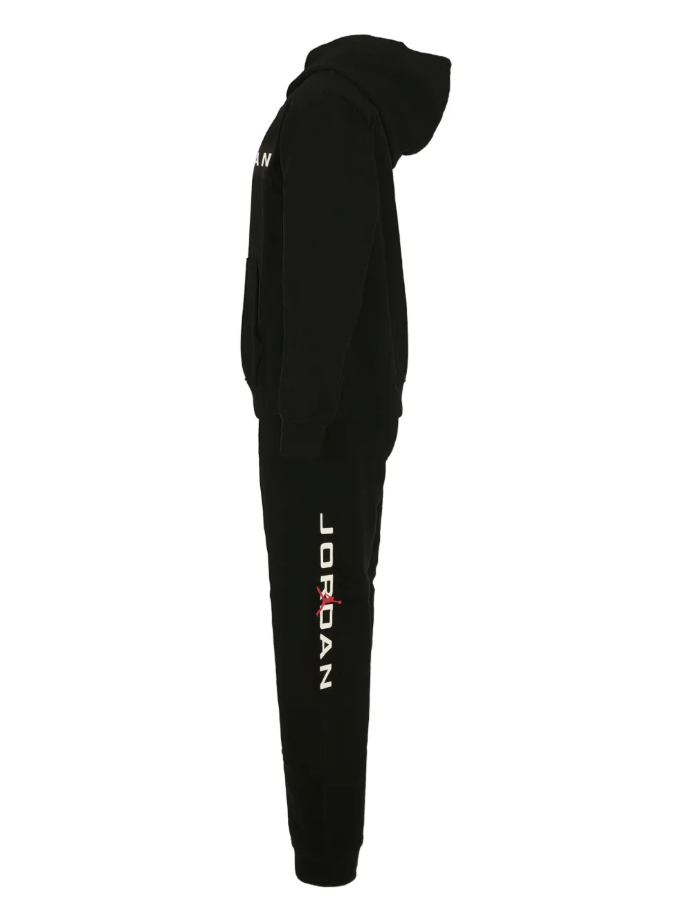 Jordan Logo-print Tracksuit Set In Black
