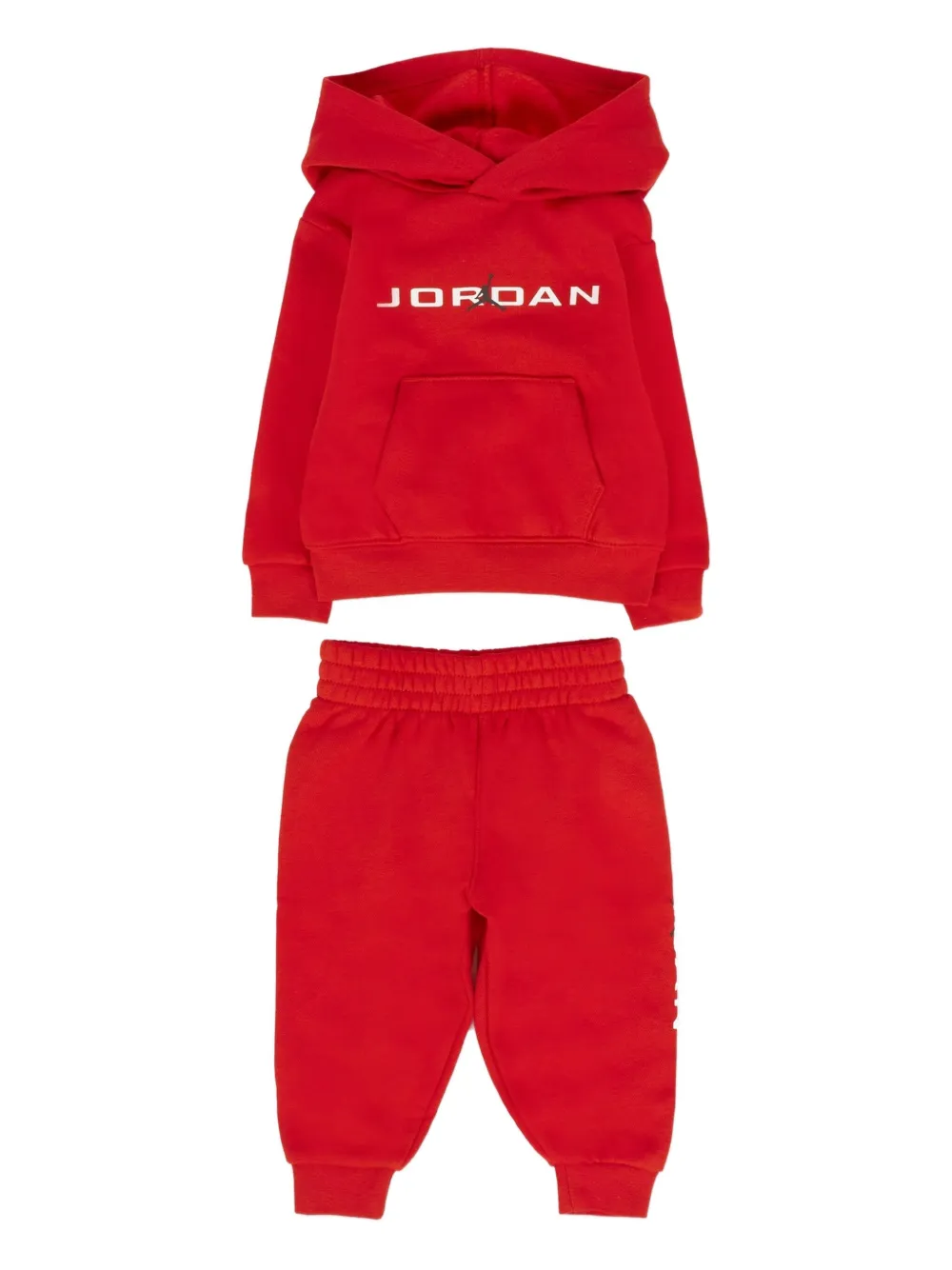 Jordan Kids logo-print tracksuit set | Red | Image 1