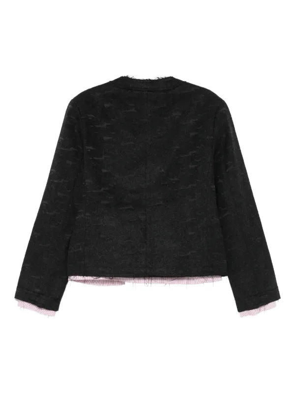 Charles Jeffrey Loverboy button-up Fitted Jacket | Grey | FARFETCH PT