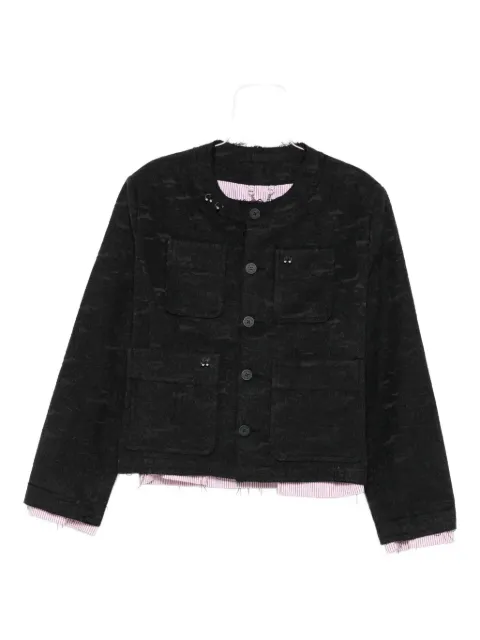 Charles Jeffrey Loverboy button-up fitted jacket