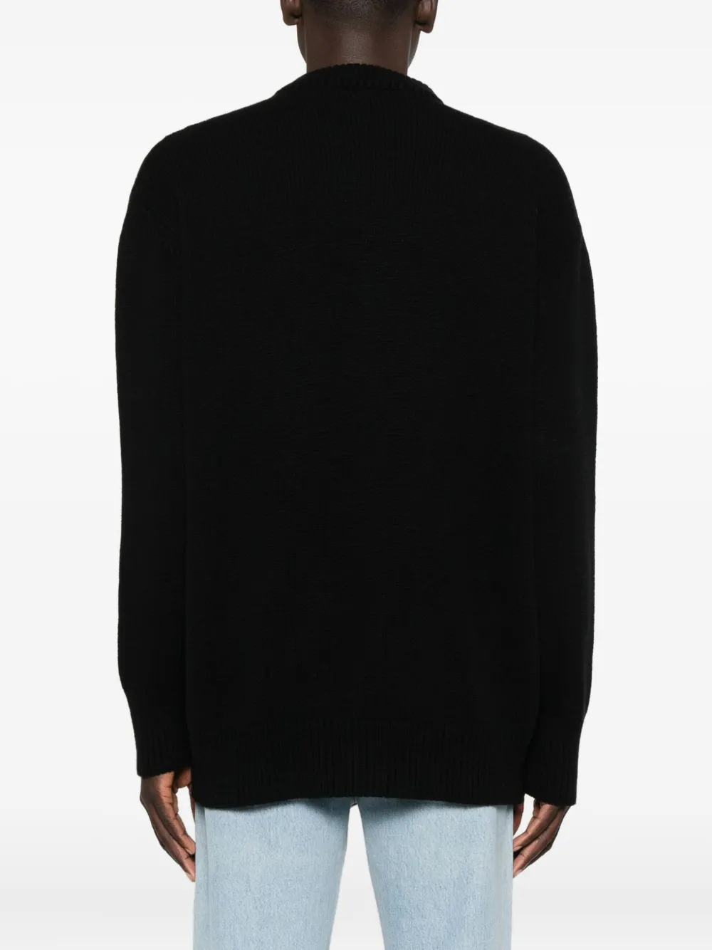 Pence Drop-shoulder Cardigan In Black