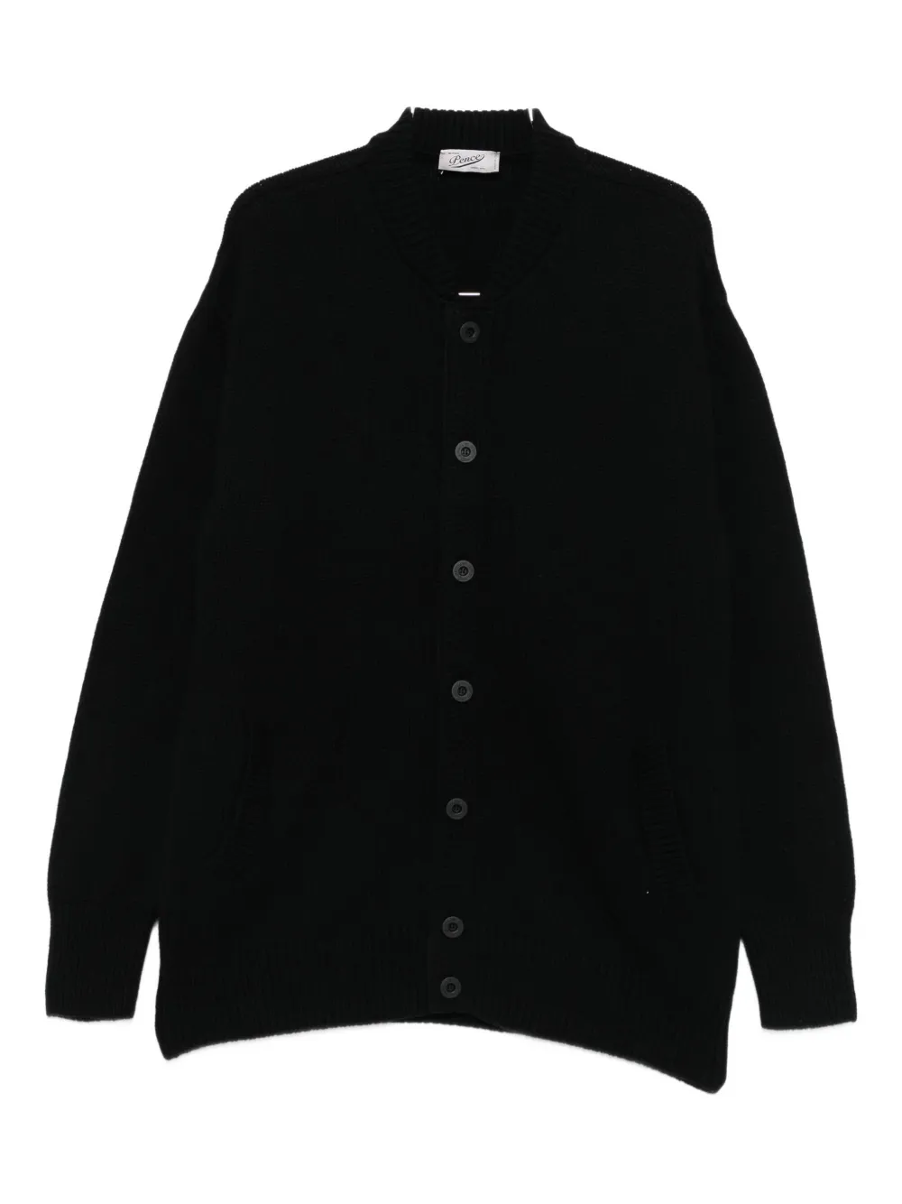 Pence Drop-shoulder Cardigan In Black
