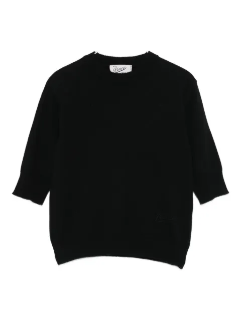 Pence short-sleeve knitted top