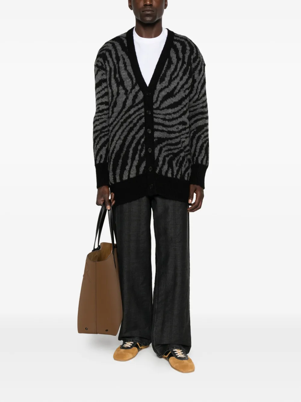 Pence zebra-pattern cardigan | كارديغان | Image 2