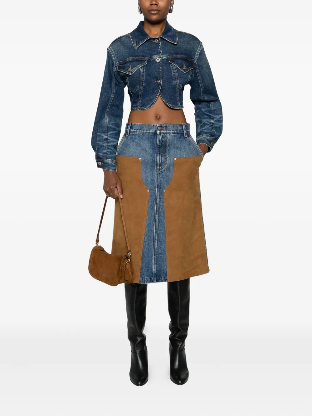 Pence whiskering-effect denim jacket | Denim Jackets | Image 2