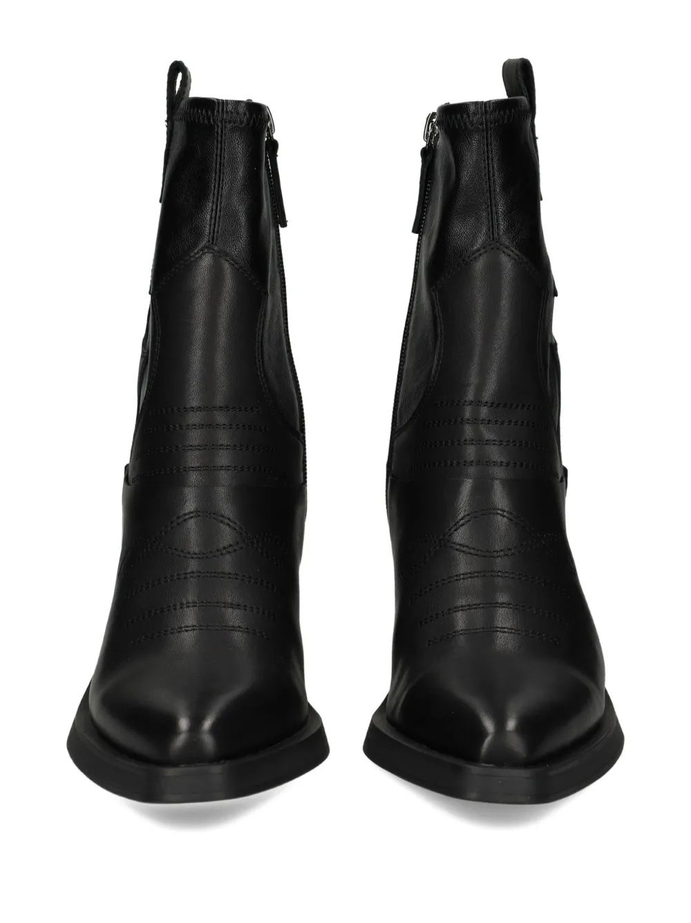 Ash 80mm Jagger Paneled Ankle Boots In Black