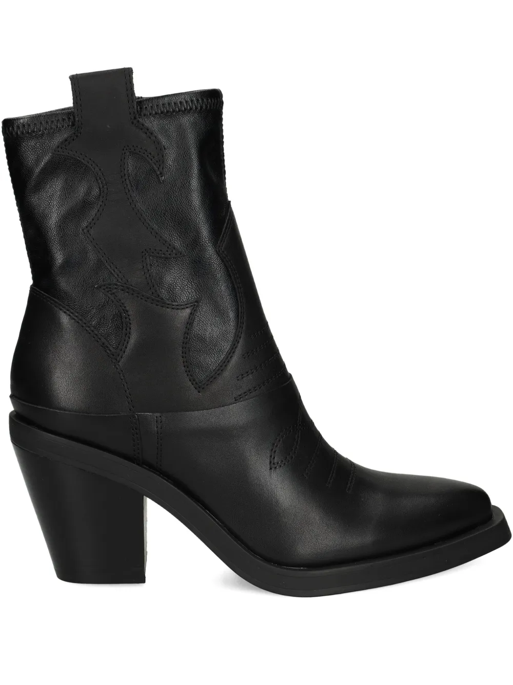Ash 80mm Jagger paneled ankle boots - ブラック Ash 80mm Jagger paneled ankle boots - ブラック