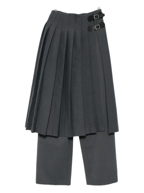 Charles Jeffrey Loverboy pleated layered trousers