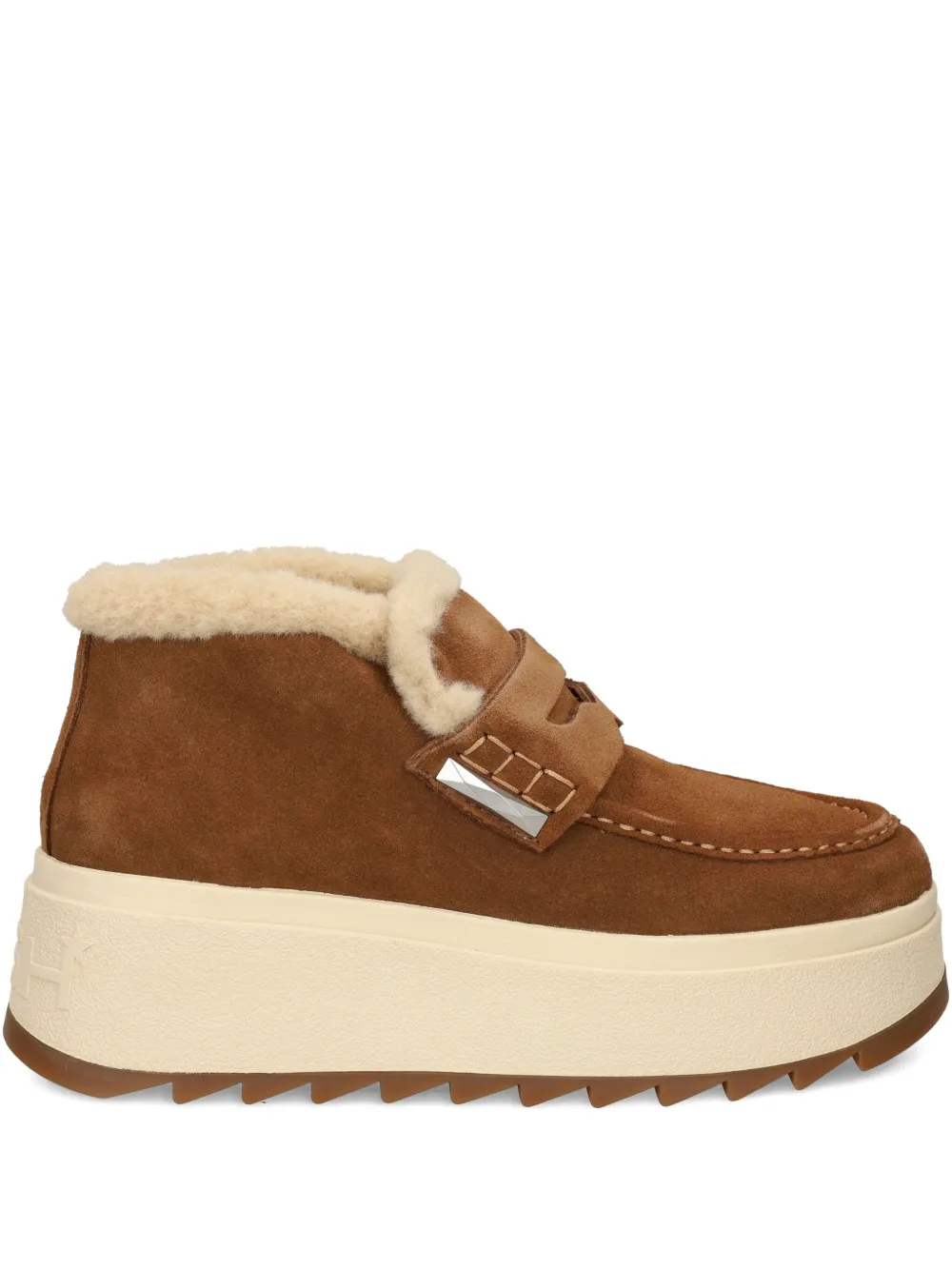 Ash Magic Suede Boots In Brown