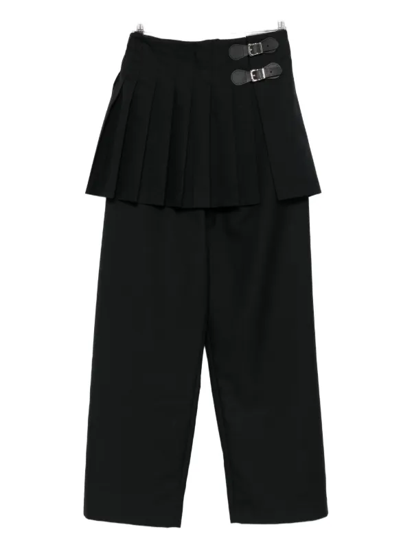 パンツ Charles Jeffrey Loverboy Charles Jeffrey Loverboy バックル パンツ | ブラック | FARFETCH JP