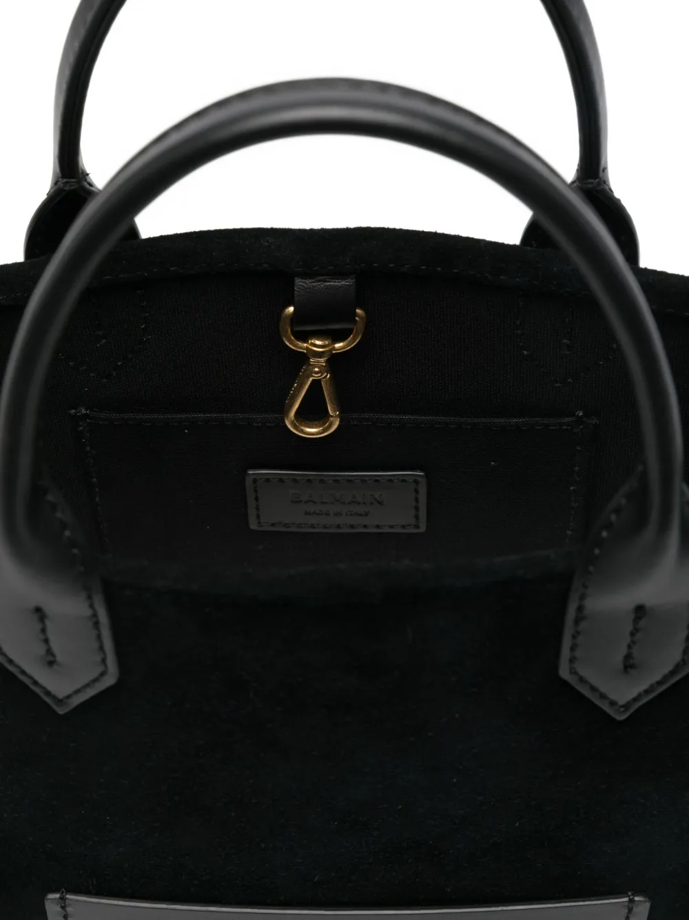 Balmain B-army Embossed-panel Tote Bag In Black