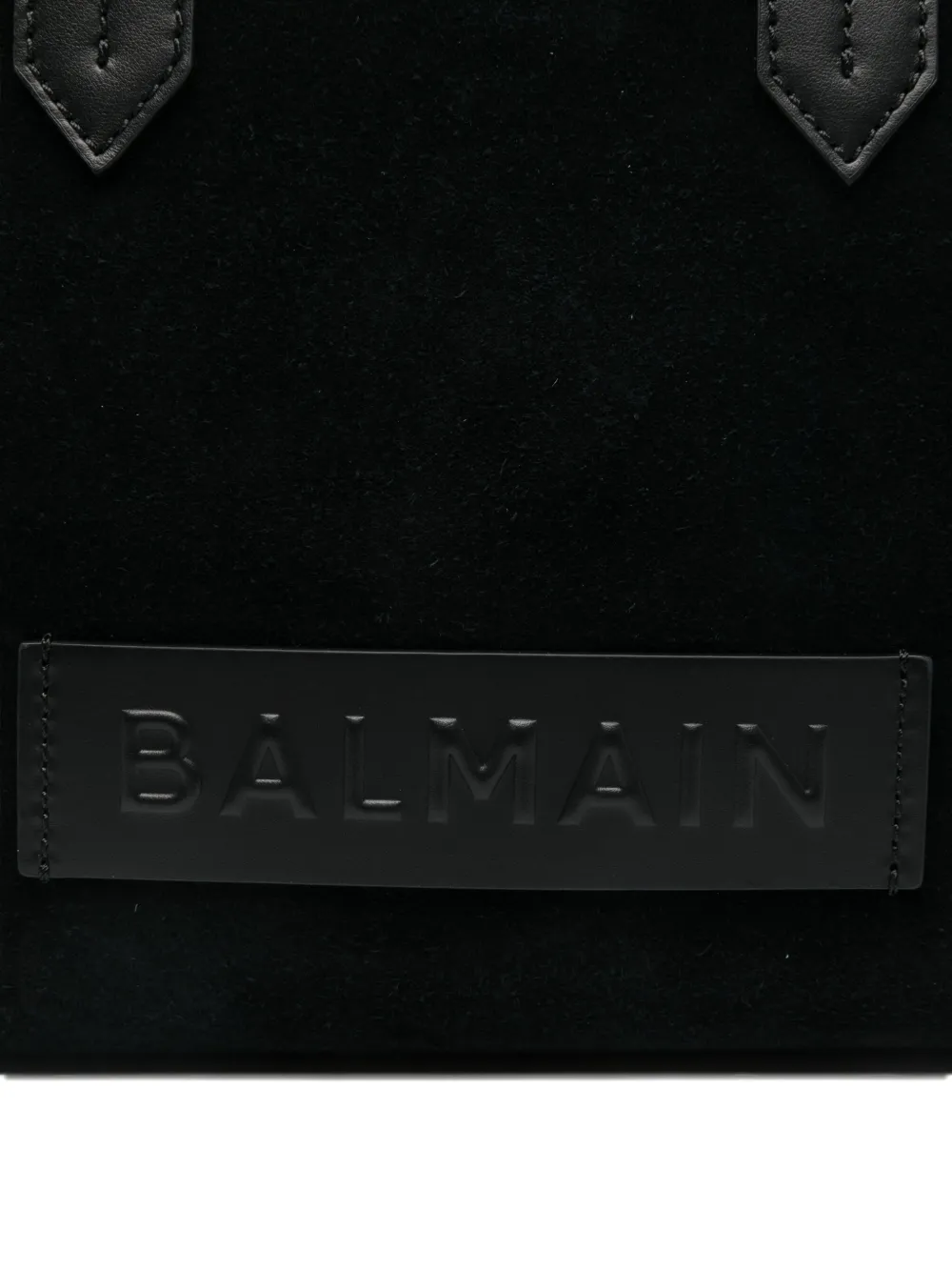 Balmain B-army Embossed-panel Tote Bag In Black