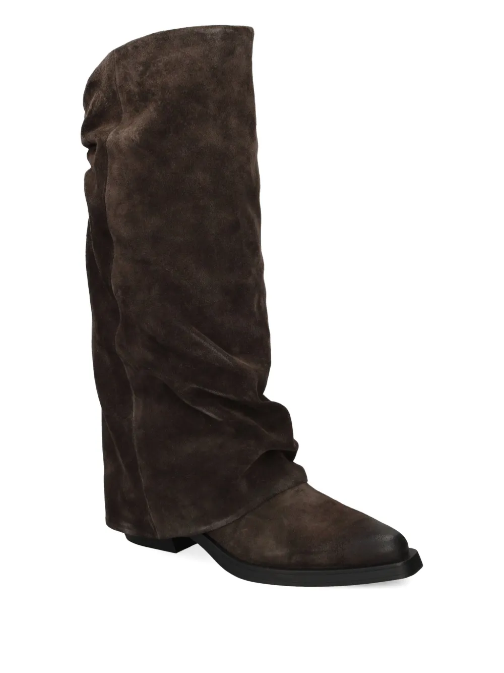 Ash Liam Suede Boots In Animal Print