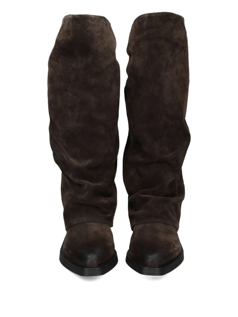 Ash Liam Suede Boots In Animal Print