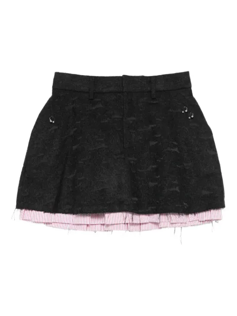 Charles Jeffrey Loverboy layered A-line skirt