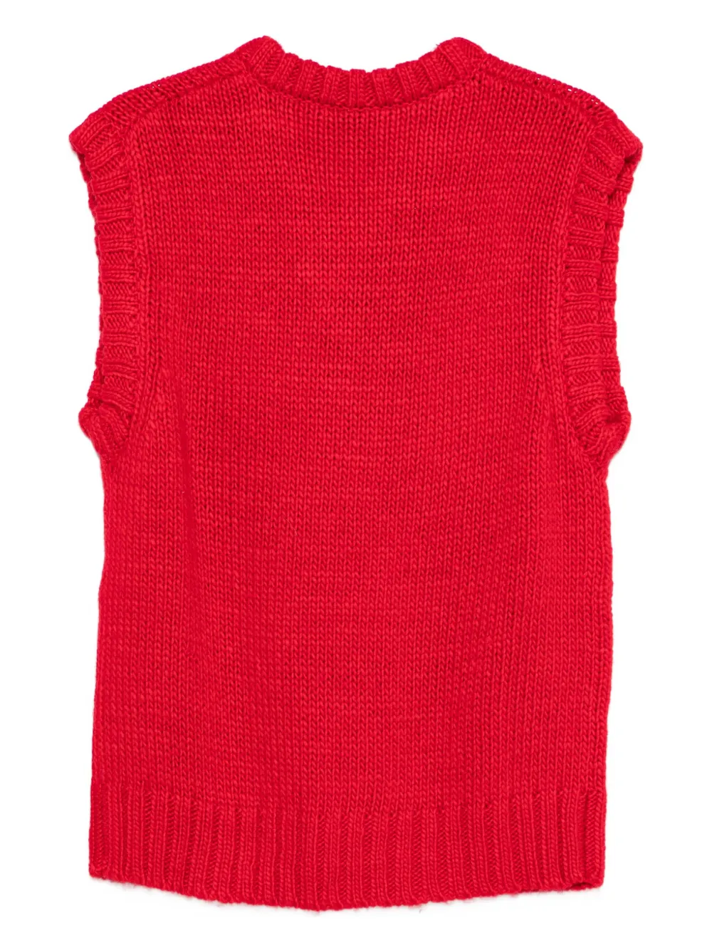 Icecream Running Dog Vest In Red