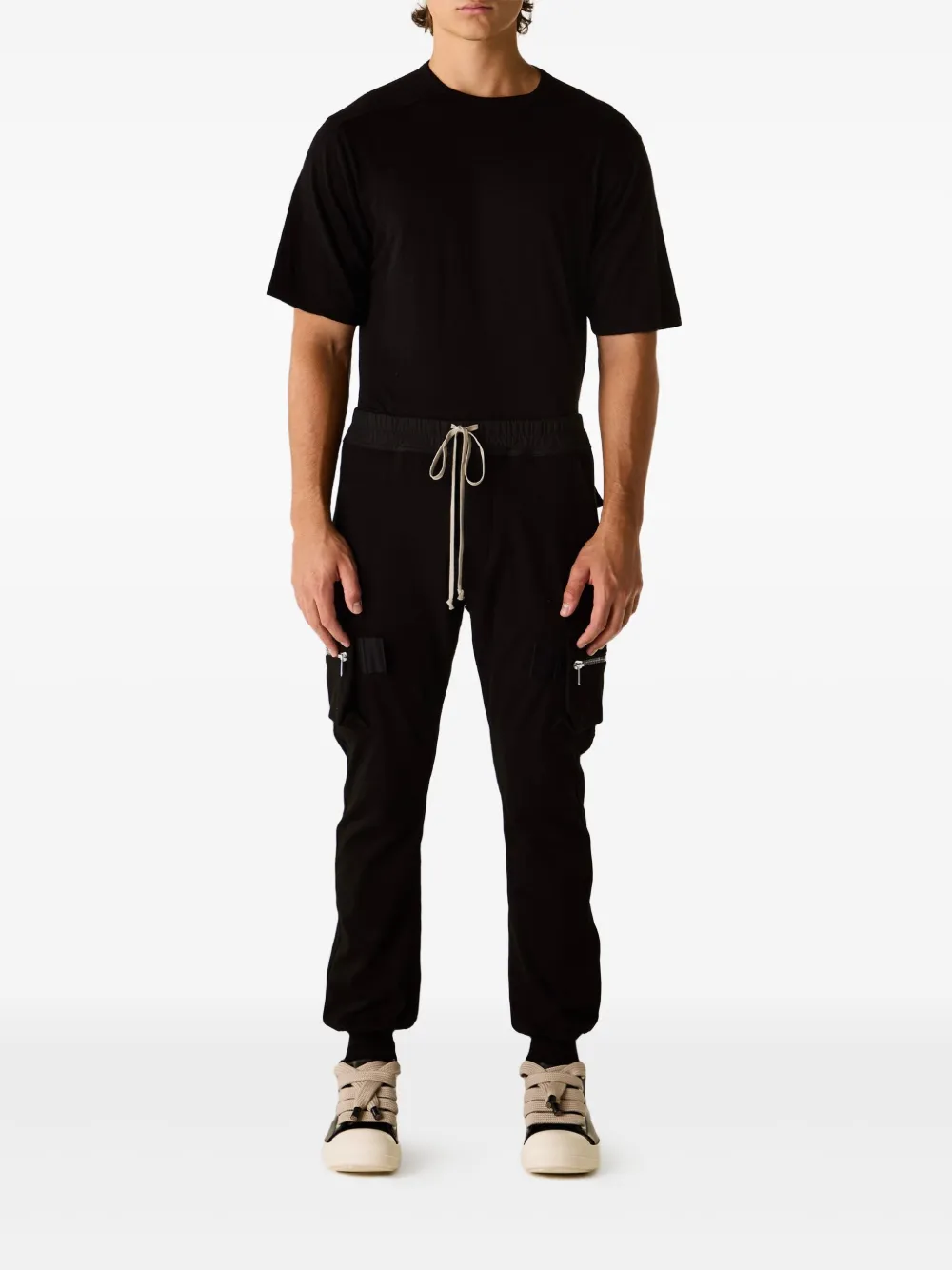 Rick Owens بنطال كارغو 'ماستودون' بجيب بسحاب | بناطيل تابرد | Image 2